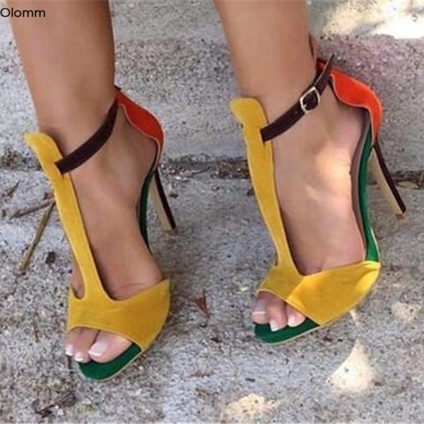 olomm new women gladiator sandals t-strap stiletto high heels sandals open toe yellow party shoes women us plus size 5-15, Black
olomm new women gladiator sandals t-strap stiletto high heels sandals open toe yellow party shoes women us plus size 5-15, Black