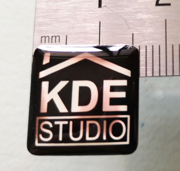 1000pcs 1.6x1.6cm 3d Exposy Doming Resin Stickers, Black Color On Mirror Silver Back, Shining Looking, Item No. Cu15