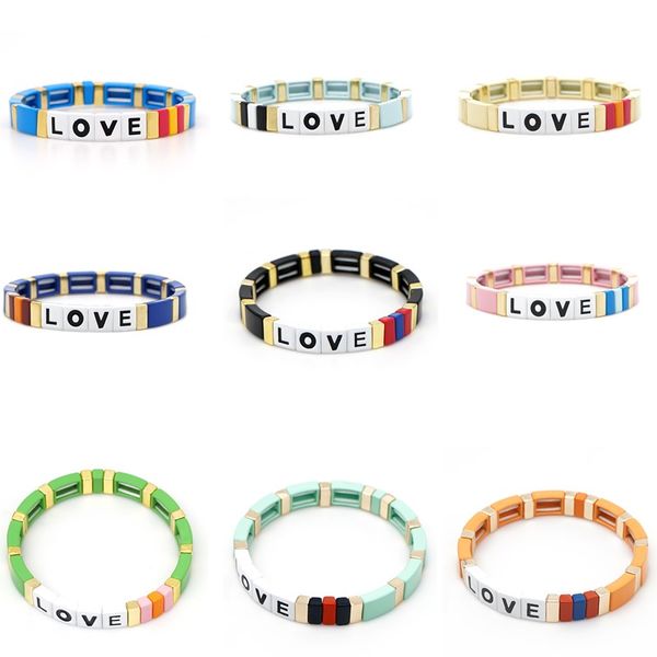 rttooas rainbow alloy bracelets women fashion love-letter charm bracelet multicolor alloy paint couples jewelry 2019, Golden;silver
rttooas rainbow alloy bracelets women fashion love-letter charm bracelet multicolor alloy paint couples jewelry 2019, Golden;silver