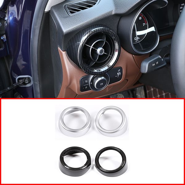silver/carbon fiber style for alfa stelvio 2017 2018 2019 abs plastic front side air conditioning cover frame trim 2pcs
silver/carbon fiber style for alfa stelvio 2017 2018 2019 abs plastic front side air conditioning cover frame trim 2pcs