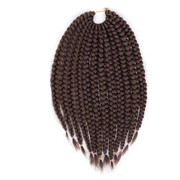 salenicole box braids crochet braiding hair brown/ black 14/18" 22 root/pack low temperature fiber soft twist hair extensions ing
salenicole box braids crochet braiding hair brown/ black 14/18" 22 root/pack low temperature fiber soft twist hair extensions ing