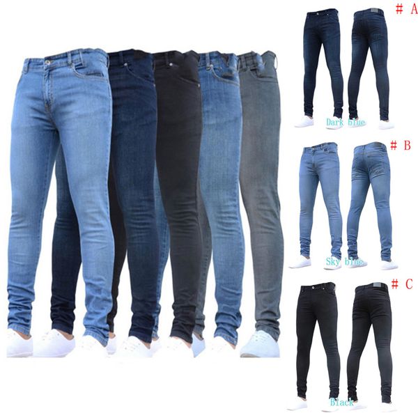 новая мода джинсы мужчины джинсы джинсовые брюки тощий эластичный брюки slim fit повседневная длинные длинные брюки мужчины, Blue 
новая мода джинсы мужчины джинсы джинсовые брюки тощий эластичный брюки slim fit повседневная длинные длинные брюки мужчины, Blue