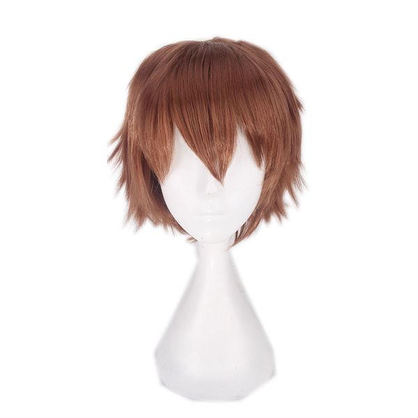 anime short brown cosplay wig for men 30cm/11.81inches heat resistant brown synthetic hair cosplay wigs male, Black
anime short brown cosplay wig for men 30cm/11.81inches heat resistant brown synthetic hair cosplay wigs male, Black