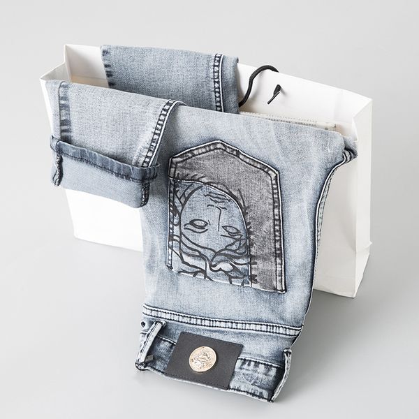 men's jeans autumn and winter new fashion jeans for men and exquisite trousers personality street wear, Blue
men's jeans autumn and winter new fashion jeans for men and exquisite trousers personality street wear, Blue