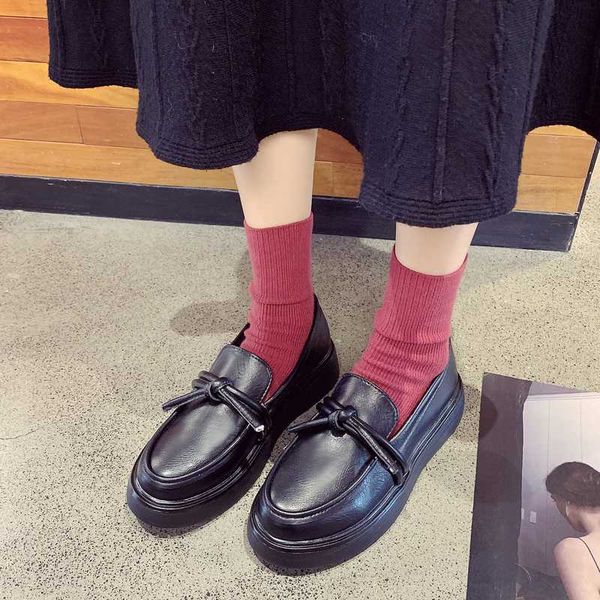 korean shoes casual female sneakers all-match round toe platform shallow mouth oxfords women's slip-on flats 2019 summer, Black
korean shoes casual female sneakers all-match round toe platform shallow mouth oxfords women's slip-on flats 2019 summer, Black