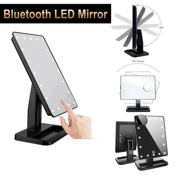 180 degree rotation 20 led touch screen makeup mirror bluetooth speaker 10x magnifying mirrors lights beauty tool drop shipping
180 degree rotation 20 led touch screen makeup mirror bluetooth speaker 10x magnifying mirrors lights beauty tool drop shipping