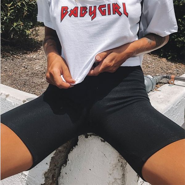 ladies outdoor exercise plain active summer cycling shorts stretch basic short solid black soft wear shorts for women female, White;black
ladies outdoor exercise plain active summer cycling shorts stretch basic short solid black soft wear shorts for women female, White;black