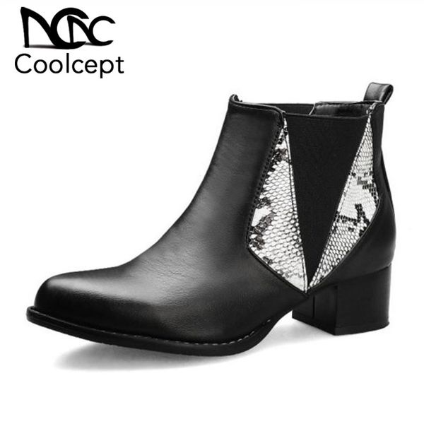 coolcept size 34-46 snakeskin pattern women fashion ankle boots winter office ladies pointed toe shoes woman footwear, Black
coolcept size 34-46 snakeskin pattern women fashion ankle boots winter office ladies pointed toe shoes woman footwear, Black
