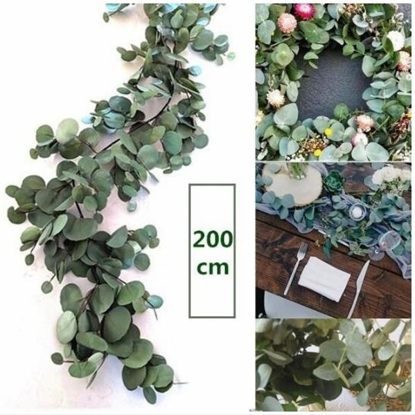 200cm artificial eucalyptus garland greenery hanging rattan wedding decoration home garden table centerpieces party l cafe
200cm artificial eucalyptus garland greenery hanging rattan wedding decoration home garden table centerpieces party l cafe