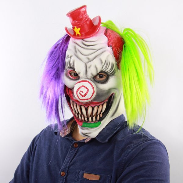 latex creepy scary red hat clown mask halloween horror fancy dress halloween party evil killer cosplay toys
latex creepy scary red hat clown mask halloween horror fancy dress halloween party evil killer cosplay toys