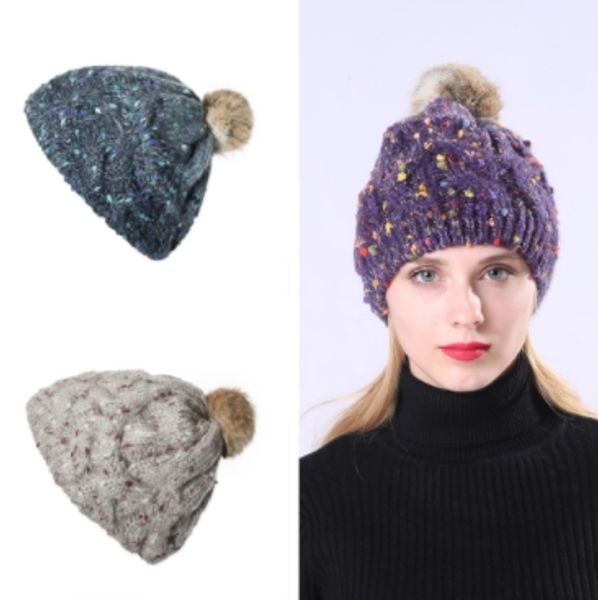 handmade jacquard single layer mixed color rabbit hair ball knit hat women's new fashion cute autumn winter retro leisure warm beanie, Blue;gray
handmade jacquard single layer mixed color rabbit hair ball knit hat women's new fashion cute autumn winter retro leisure warm beanie, Blue;gray