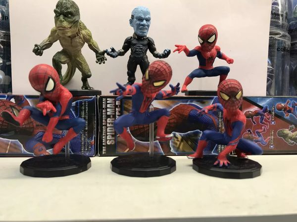 six wcf excellent spider-man electro-lizard, lizard, egg box and dummy car arrangements
six wcf excellent spider-man electro-lizard, lizard, egg box and dummy car arrangements