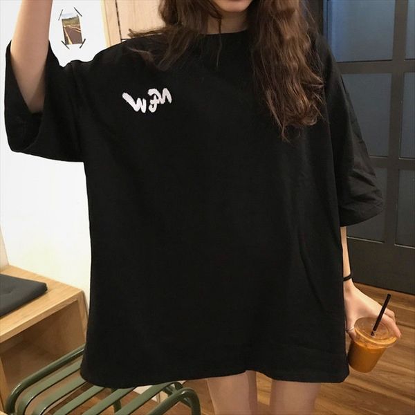short-sleeved women's summer clothes ins loose all-match ulzzang student harajuku style short-sleeved t-shirt women's summer cloth, White
short-sleeved women's summer clothes ins loose all-match ulzzang student harajuku style short-sleeved t-shirt women's summer cloth, White