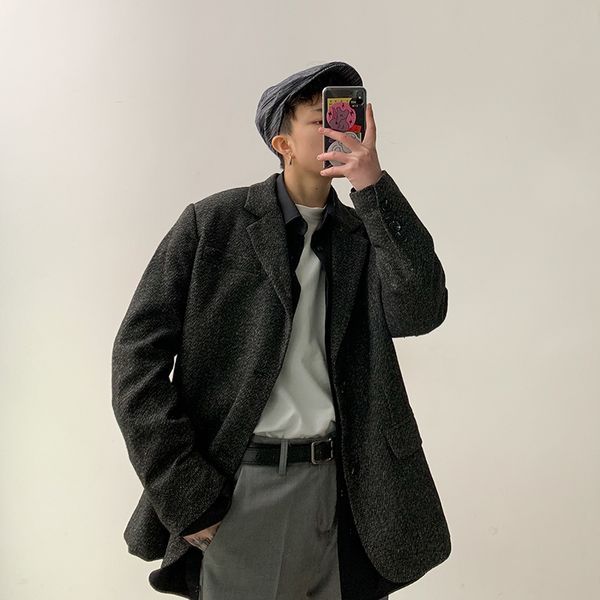 men's suits & blazers 2021 spring and autumn youth handsome cool solid suit fashion casual wild single-breasted shirt dark gray, White;black
men's suits & blazers 2021 spring and autumn youth handsome cool solid suit fashion casual wild single-breasted shirt dark gray, White;black