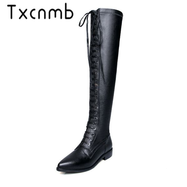 txcnmb new arrival women over the knee boots autumn winter warm high heels shoes night club genuine leather shoes woman, Black
txcnmb new arrival women over the knee boots autumn winter warm high heels shoes night club genuine leather shoes woman, Black