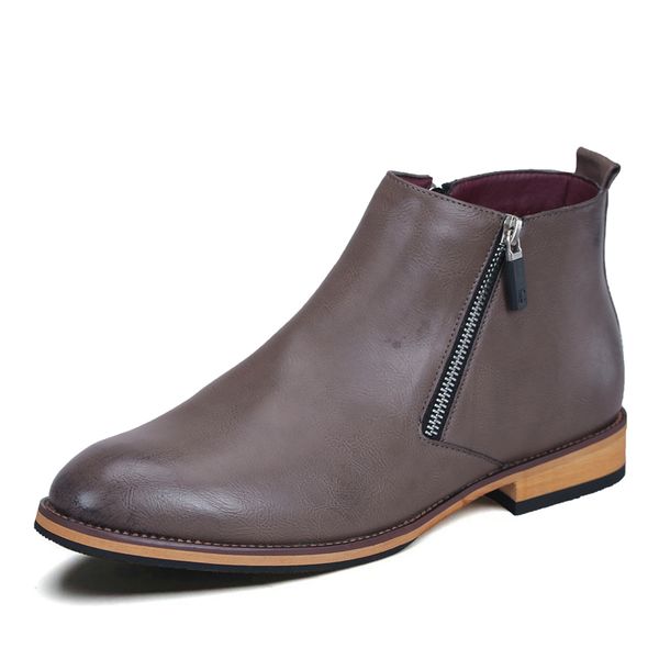 2019 Men Boots Comfortable Black Winter Warm Waterproof Fashion Ankle Boots Casual Men pu Leather Snow Boots Winter Shoes, Grey
2019 Men Boots Comfortable Black Winter Warm Waterproof Fashion Ankle Boots Casual Men pu Leather Snow Boots Winter Shoes, Grey