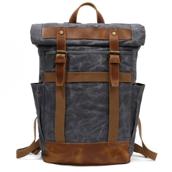 johnature 2019 new vintage canvas with crazy horse leather men backpack lapbackpack waterproof large capacity travel bags
johnature 2019 new vintage canvas with crazy horse leather men backpack lapbackpack waterproof large capacity travel bags