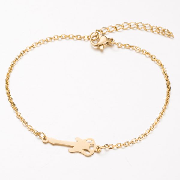bracelets for women stainless steel adjustable bracelet couple charms women's accessories gold ladies guitar bracelets chain, Golden;silver
bracelets for women stainless steel adjustable bracelet couple charms women's accessories gold ladies guitar bracelets chain, Golden;silver