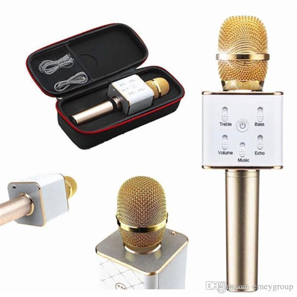 

q7 magic karaoke microphone phone ktv player wireless condenser bluetooth mic speaker record music for iphone android