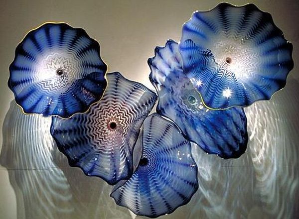 fashion style hand blown lamps hanging plate arts decorative blue color modern murano flower glass plates wall art
fashion style hand blown lamps hanging plate arts decorative blue color modern murano flower glass plates wall art