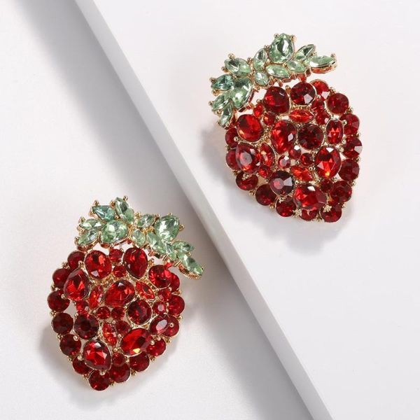 2019 cute strawberry earrings brincos elegant women girl small rhinestone strawberry drop earrings boucle d'oreille, Silver
2019 cute strawberry earrings brincos elegant women girl small rhinestone strawberry drop earrings boucle d'oreille, Silver