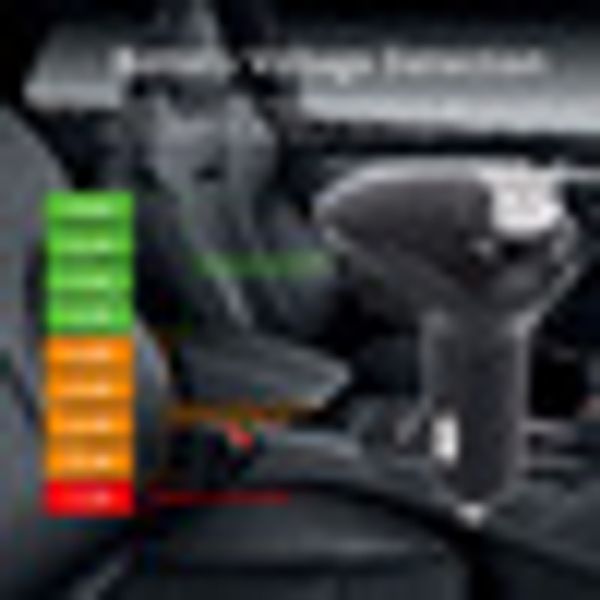 

vehemo 3.1a 12v-24v dual usb fm transmitter automobile bluetooth car kit mp3 tf card stereo universal handsfree