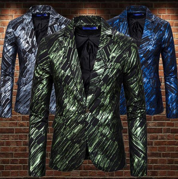 buckle shiny diagonal stripe one buckle blazer men suits designs jacket mens stage singers clothes b448, White;black
buckle shiny diagonal stripe one buckle blazer men suits designs jacket mens stage singers clothes b448, White;black