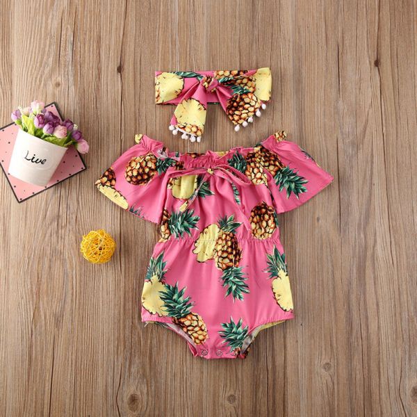 newborn baby girl bodysuits headband 2pcs summer pineapple sunflowers print ruffles jumpsuits outfits set, White
newborn baby girl bodysuits headband 2pcs summer pineapple sunflowers print ruffles jumpsuits outfits set, White