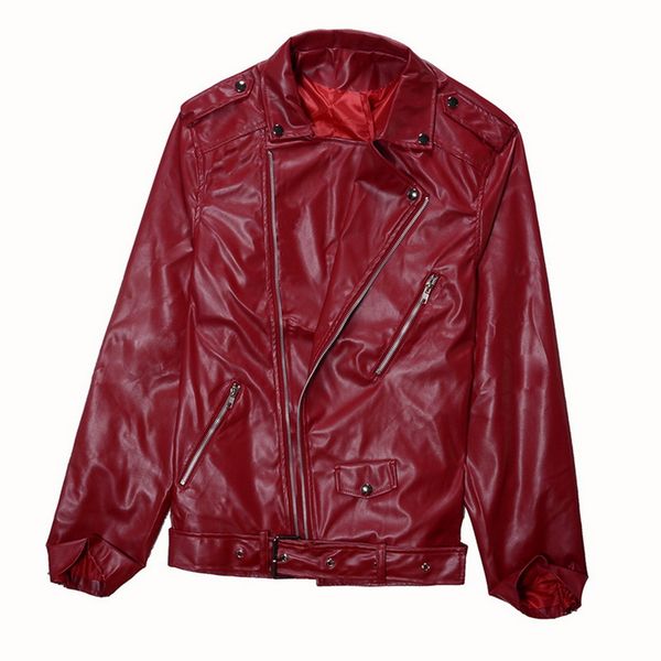 men's fur & faux men leather jackets 2021 spring autumn fashion motorcycle coat long sleeve stand collar zipper patchwork coats, Black
men's fur & faux men leather jackets 2021 spring autumn fashion motorcycle coat long sleeve stand collar zipper patchwork coats, Black