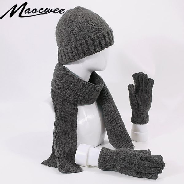 three-piece hat scarf warm gloves fashionable men's and women's suits for winter and autumn knitted striped hats with lining, Blue;gray
three-piece hat scarf warm gloves fashionable men's and women's suits for winter and autumn knitted striped hats with lining, Blue;gray