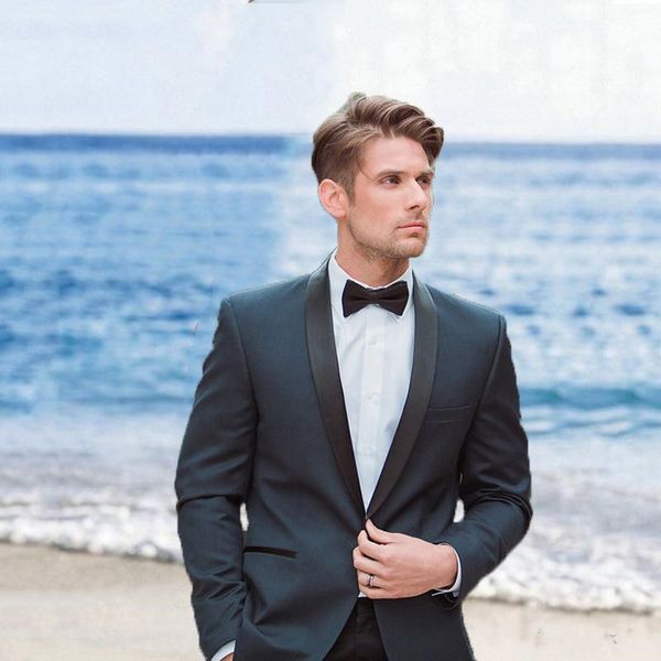 new custom navy blue men suits for wedding satin shawl lapel gentlemen handsome mens blazers jacket men tuxedos 2 pieces prom wear 500, Black;gray
new custom navy blue men suits for wedding satin shawl lapel gentlemen handsome mens blazers jacket men tuxedos 2 pieces prom wear 500, Black;gray