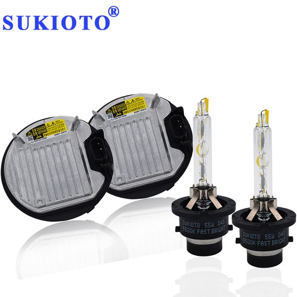 

sukioto original d2s d4s xenon hid kit 55w 5500k car headlight xenon d2r d4r d4s ballast control unit 85967-45010 85967-02010