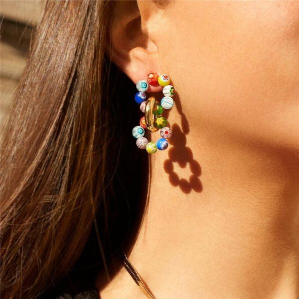 dvacaman colorful floral glass beads dangle drop earrings women fashion party statement earrings handmade jewelry wholesale gift, Silver
dvacaman colorful floral glass beads dangle drop earrings women fashion party statement earrings handmade jewelry wholesale gift, Silver