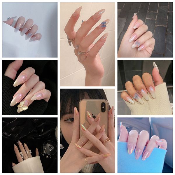 24pcs/set resin butterfly pearl powder wearing fashion lovely long fake nail patch for girls women gift decoration nail, Red;gold
24pcs/set resin butterfly pearl powder wearing fashion lovely long fake nail patch for girls women gift decoration nail, Red;gold