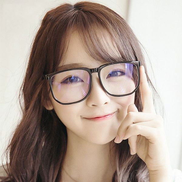 large frame can be matched with myopia frame fashionable plain men's and women's myopia glasses personalized glasses, Silver
large frame can be matched with myopia frame fashionable plain men's and women's myopia glasses personalized glasses, Silver