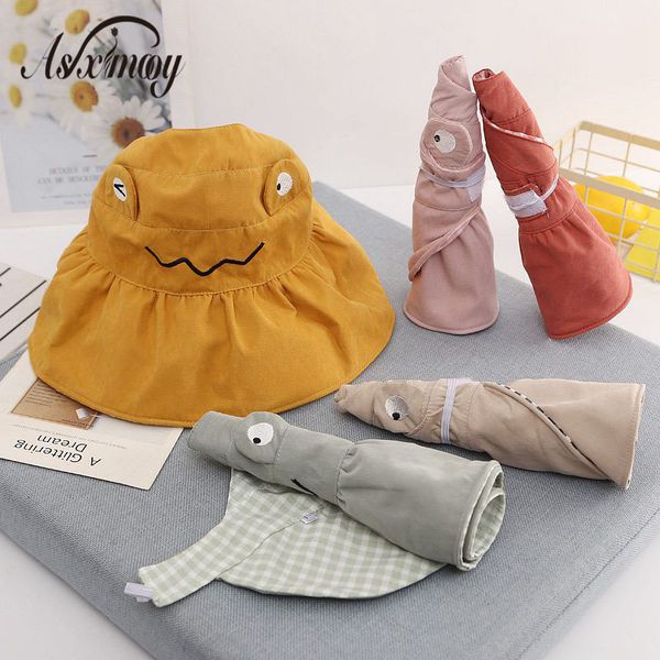 2-7 years summer wide brim sun hats baby girls boys empty bucket hat cartoon frog hats bob femme cute kids panama 2020
2-7 years summer wide brim sun hats baby girls boys empty bucket hat cartoon frog hats bob femme cute kids panama 2020