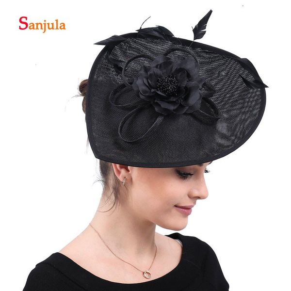 black linen hats for women handmade flowers feathers wedding hair accessories hats headwear for mother diadema novia boda h185
black linen hats for women handmade flowers feathers wedding hair accessories hats headwear for mother diadema novia boda h185