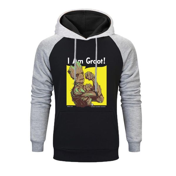 marvel groot hoodies sweatshirt men new fashion hip hop raglan hoodie harajuku streetwear casual hoody 2019 mens pullover jacket, Black
marvel groot hoodies sweatshirt men new fashion hip hop raglan hoodie harajuku streetwear casual hoody 2019 mens pullover jacket, Black