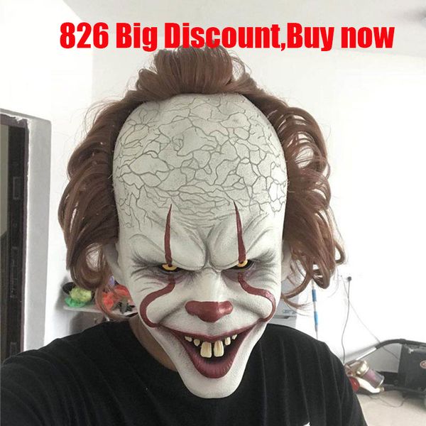 хэллоуин стивен кинг это маска pennywise ужас клоун джокер маска клоун хэллоуин косплей костюм реквизит #
хэллоуин стивен кинг это маска pennywise ужас клоун джокер маска клоун хэллоуин косплей костюм реквизит #