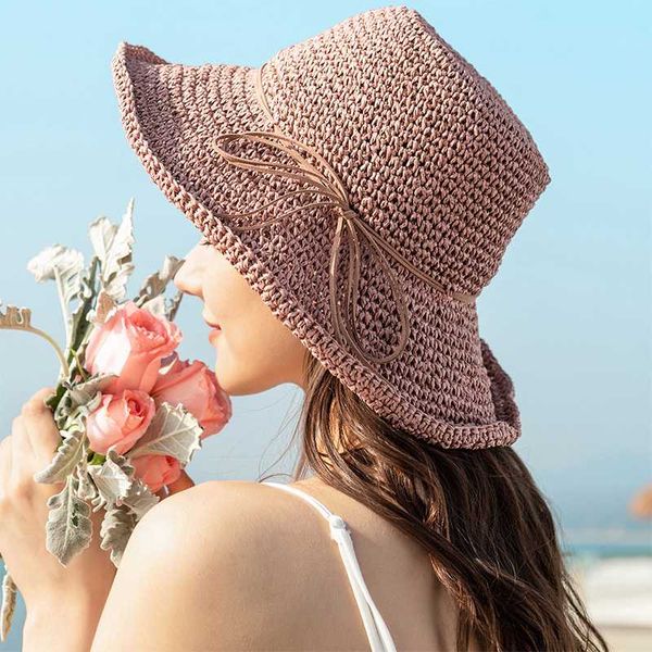 new ladies sun hat for women bowknot raffia straw hat foldable summer wide brim beach female chapeau femme, Blue;gray
new ladies sun hat for women bowknot raffia straw hat foldable summer wide brim beach female chapeau femme, Blue;gray