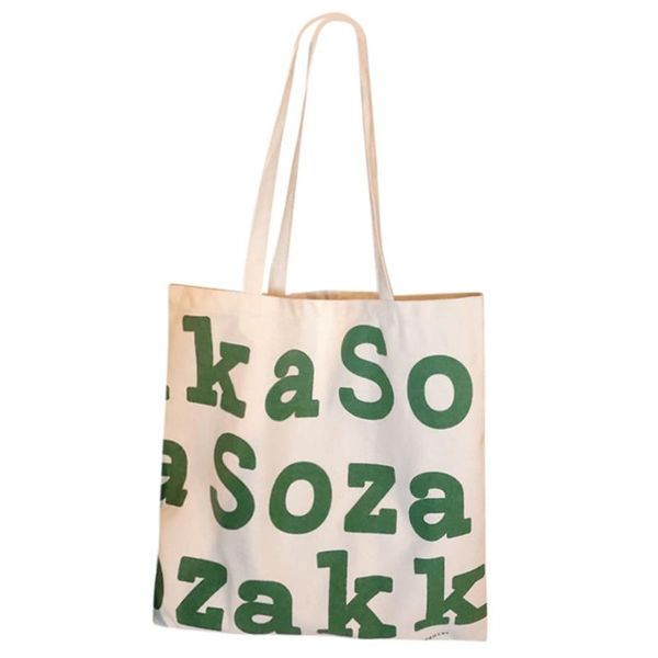 корейский моды большой canvas tote сумки дамы повседневный письмо на ремне многоразовые рынка продуктовые сумки для женщин
корейский моды большой canvas tote сумки дамы повседневный письмо на ремне многоразовые рынка продуктовые сумки для женщин