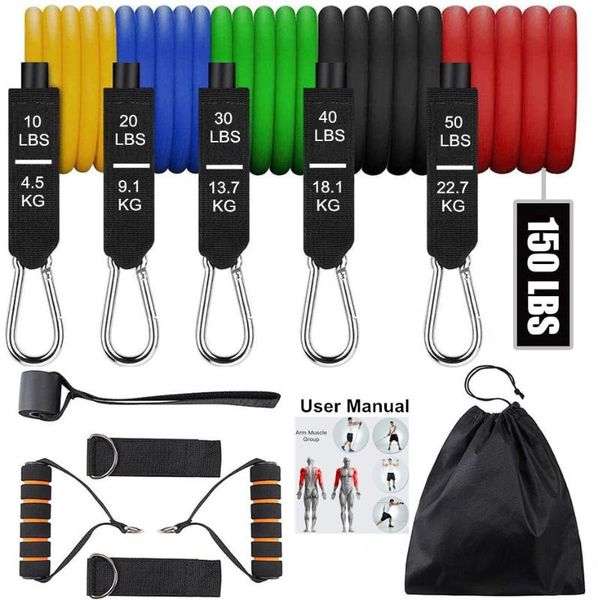 resistance bands yoga pull rope fitness exercises 150lbs 100lbs home latex 11pcs gym trainig workout
resistance bands yoga pull rope fitness exercises 150lbs 100lbs home latex 11pcs gym trainig workout