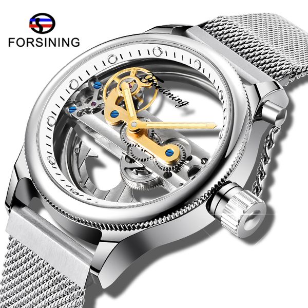 forsining brand mechanical wristwatch hollow design fashion men watch luminous hands waterpoof mesh band clock gifts, Slivery;brown
forsining brand mechanical wristwatch hollow design fashion men watch luminous hands waterpoof mesh band clock gifts, Slivery;brown