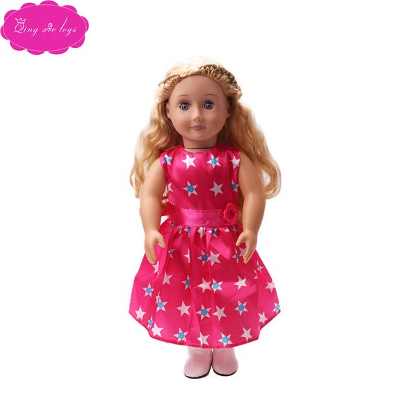 a sleeveless princess dress with an 18-inch american doll dress that little girls love
a sleeveless princess dress with an 18-inch american doll dress that little girls love
