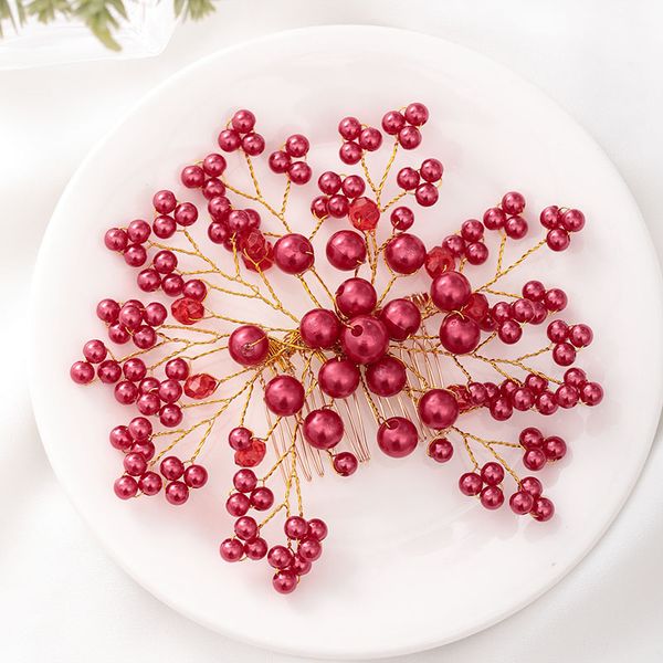 other forseven women red headdress rhinestone crystal hair comb clip jewelry tiara wedding accessories jl, Golden;white
other forseven women red headdress rhinestone crystal hair comb clip jewelry tiara wedding accessories jl, Golden;white