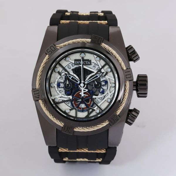 sport invicta calendar movement quartz men's watch all functions with silicone belt 42mm chronograph clock, Slivery;brown
sport invicta calendar movement quartz men's watch all functions with silicone belt 42mm chronograph clock, Slivery;brown