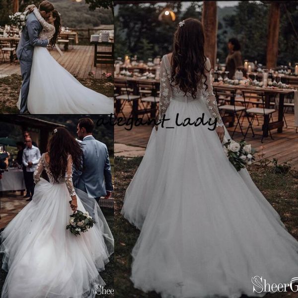 бифштексы с длинным рукавом свадебные платья 2019 jewel шея кружева тюль backless собор поезд свадебные платья платье country garden, White
бифштексы с длинным рукавом свадебные платья 2019 jewel шея кружева тюль backless собор поезд свадебные платья платье country garden, White