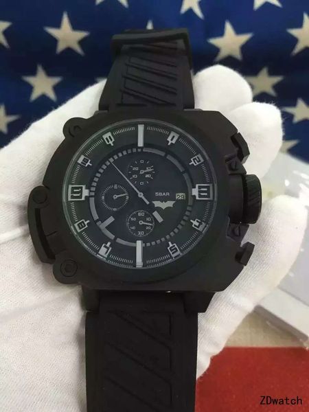 black batman model 251210 stainless steel rubber strap watch with night vision super men's watch invicta, Slivery;brown
black batman model 251210 stainless steel rubber strap watch with night vision super men's watch invicta, Slivery;brown