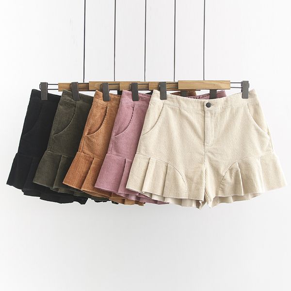 3xl 4xl plus size ruffles corduroy shorts women new casual black pink short femme high waist shorts corduroy women shorts c6065, White;black
3xl 4xl plus size ruffles corduroy shorts women new casual black pink short femme high waist shorts corduroy women shorts c6065, White;black