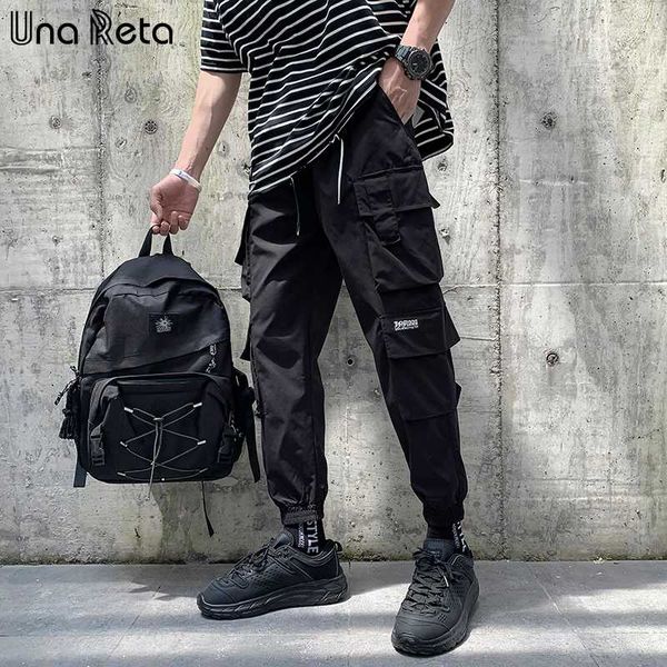una reta m-5xl streetwear joggers pants new casual pockets pants men hip hop plus size cargo elastic waist sweatpants, Black
una reta m-5xl streetwear joggers pants new casual pockets pants men hip hop plus size cargo elastic waist sweatpants, Black